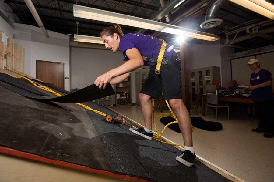 Student learns skills for occupational health and safety